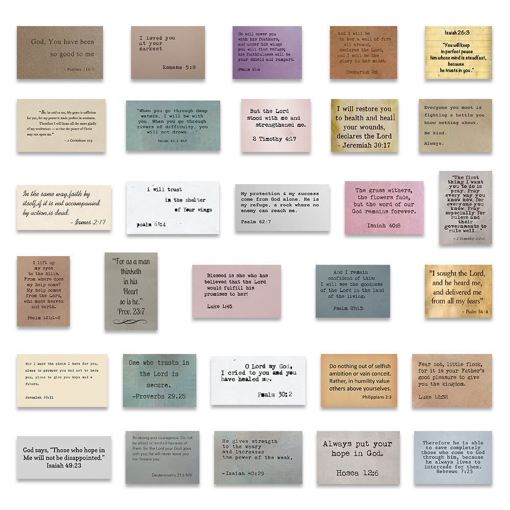 Christianartworkshop Versetti della Bibbia religiosi classici Citazioni ispiratrici Adesivi sulla fede - image 7