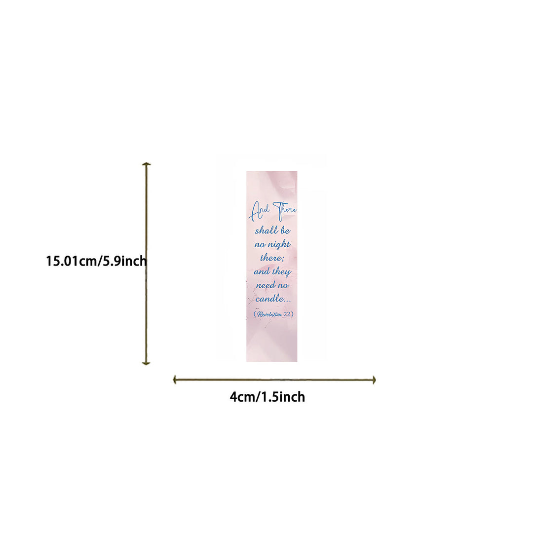 Christianartworkshop 30 pezzi/set Segnalibro con citazioni ispiratrici e versetti della Bibbia in acquerello - image 6