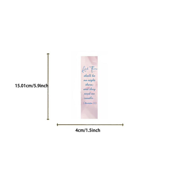 Christianartworkshop 30 pezzi/set Segnalibro con citazioni ispiratrici e versetti della Bibbia in acquerello - image 6