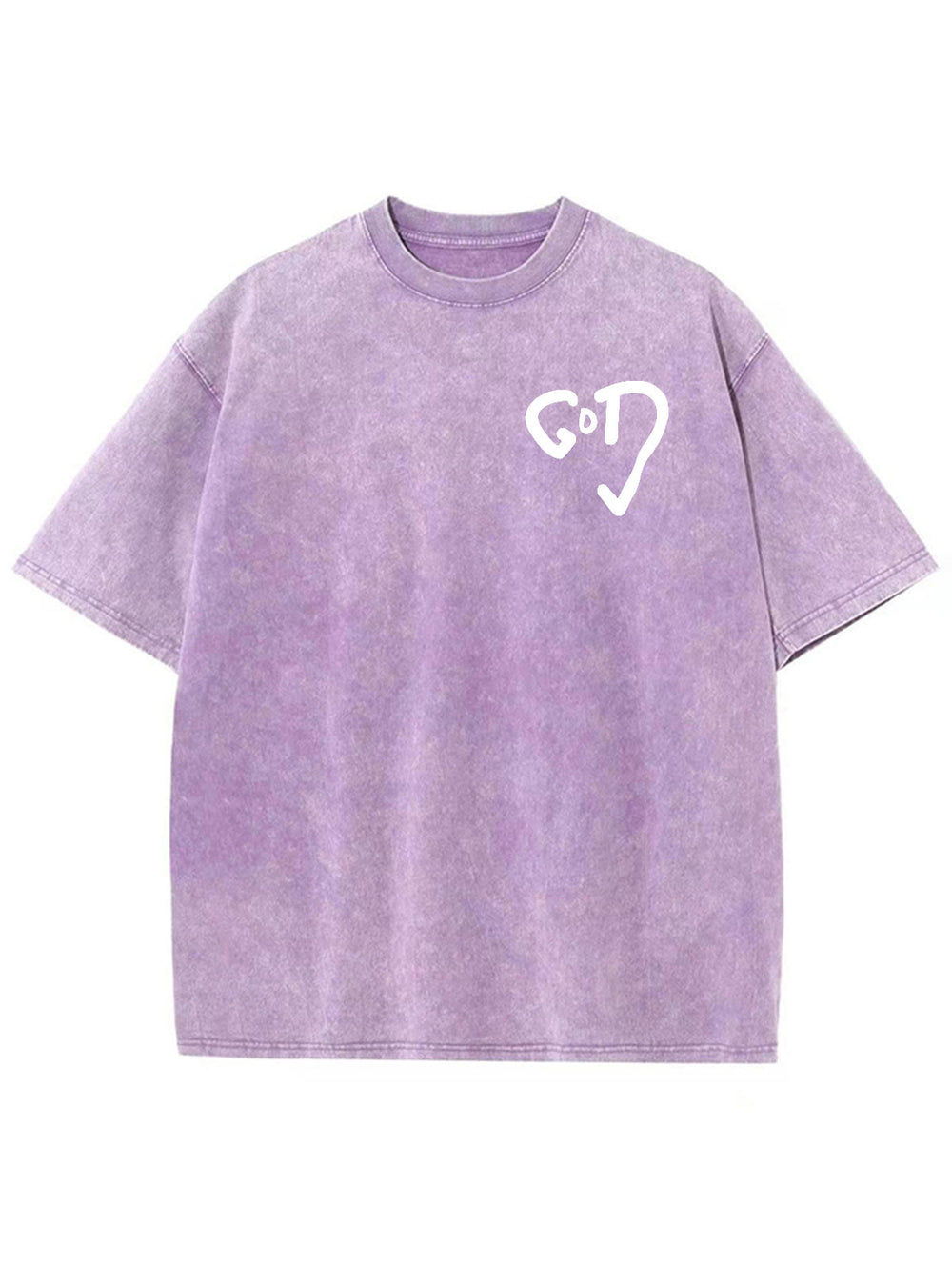 Christianartworkshop Maglietta unisex lavata con Dio Cuore - image 1