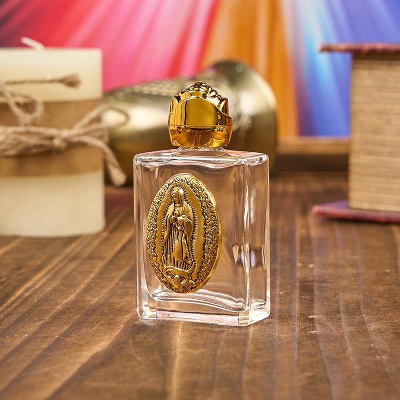Christianartworkshop Esclusiva bottiglia di acqua santa realizzata a mano da Nostra Signora di Guadalupe - Un contenitore di benedizione e protezione - image 5