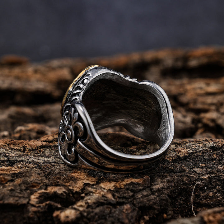 Anello con croce artigianale esclusivo Christianartworkshop - Espressione di fede quotidiana  - image 2