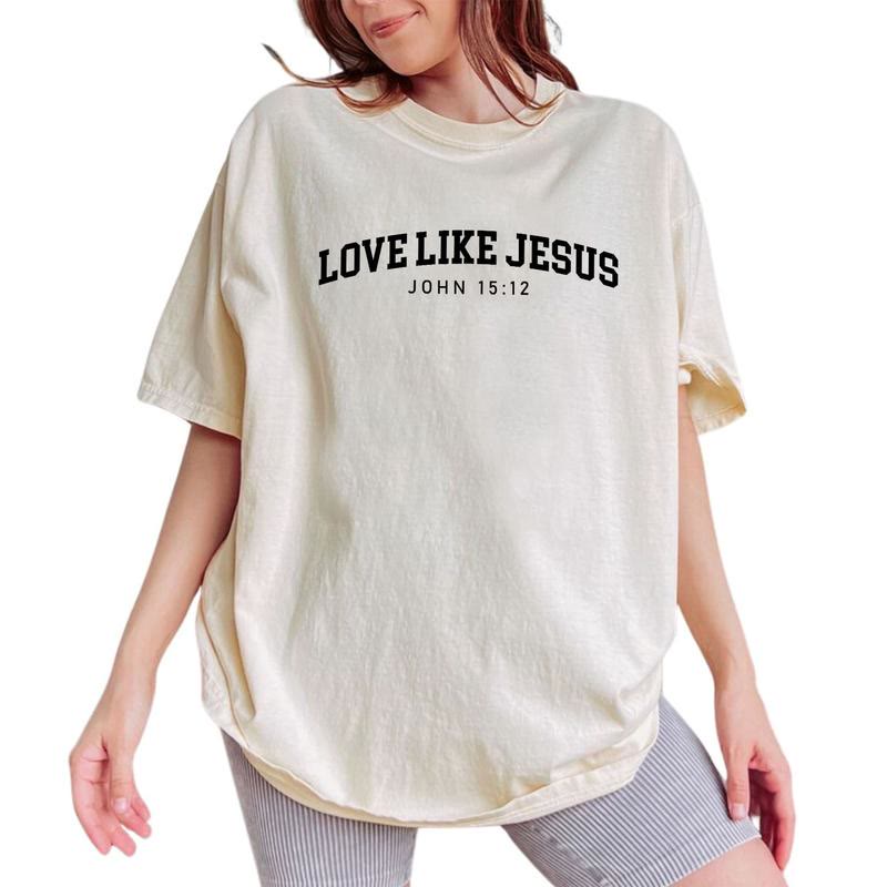 Maglietta Christianartworkshop Love like Jesus - Beige - 2XL - image 1