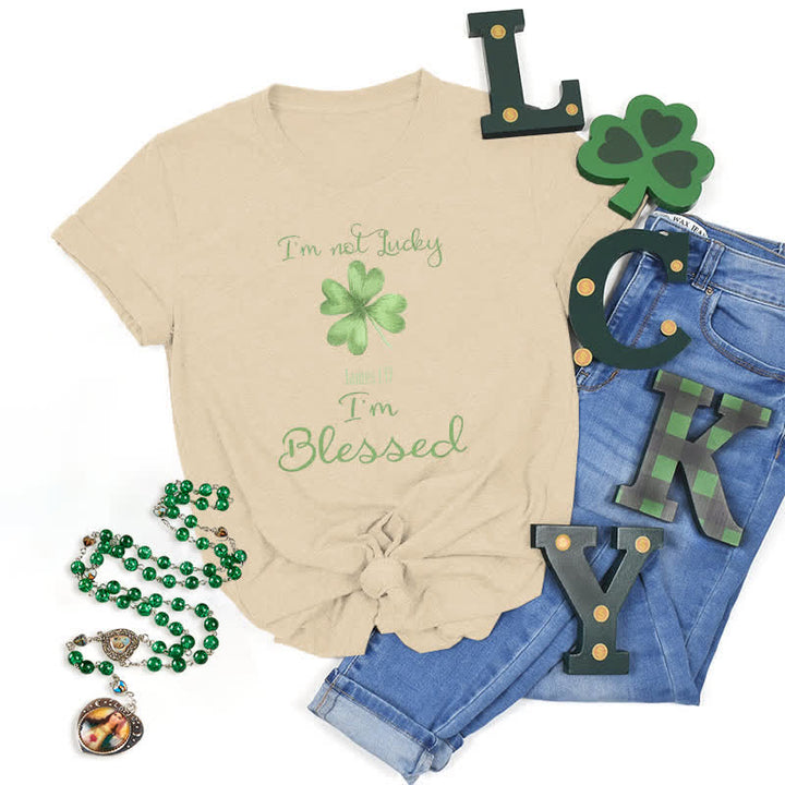 Christianartworkshop Non M fortunato, sono benedetto - Maglietta ispirata alla fede - Beige - 2XL - image 20