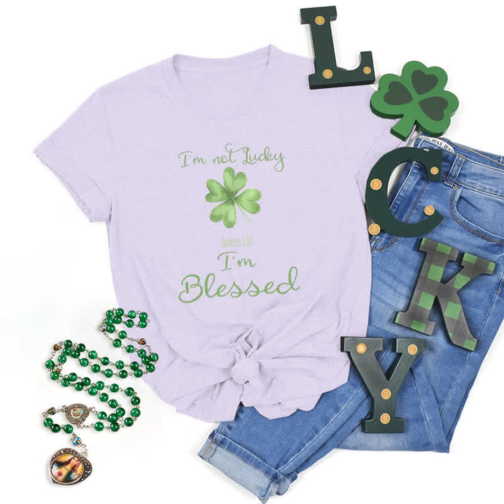 Christianartworkshop Non M fortunato, sono benedetto - Maglietta ispirata alla fede - Viola - 2XL - image 25