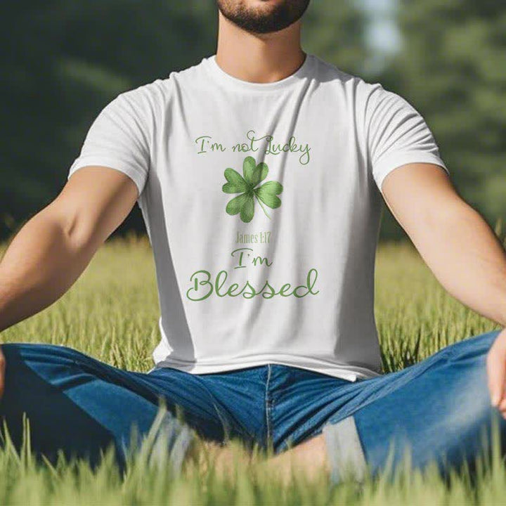 Christianartworkshop Non M fortunato, sono benedetto - Maglietta ispirata alla fede - image 2