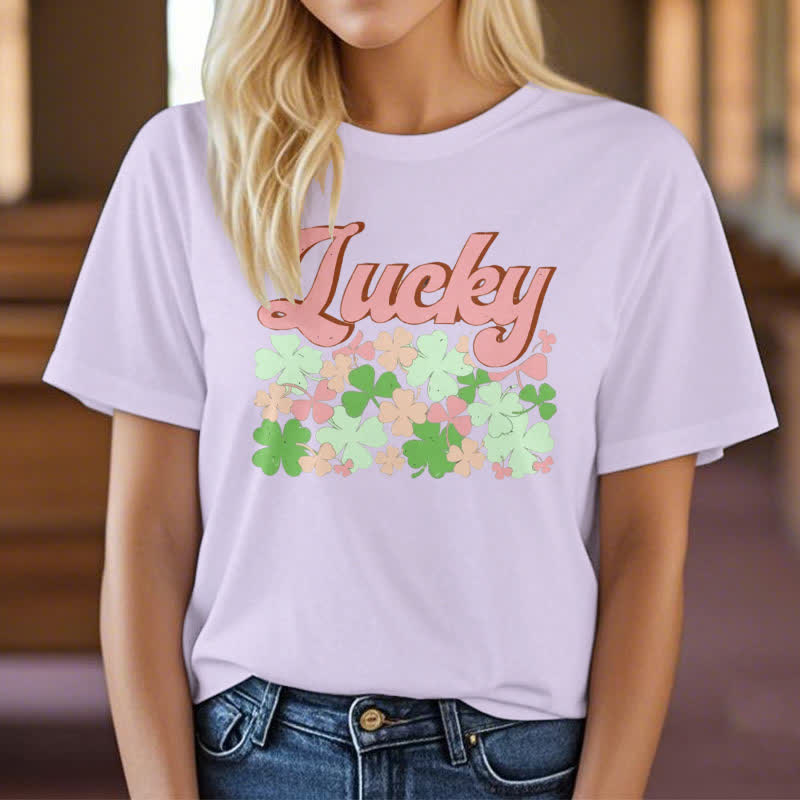 Christianartworkshop Maglietta ispirata alla fede irlandese "Abbraccia la fortuna" - image 24