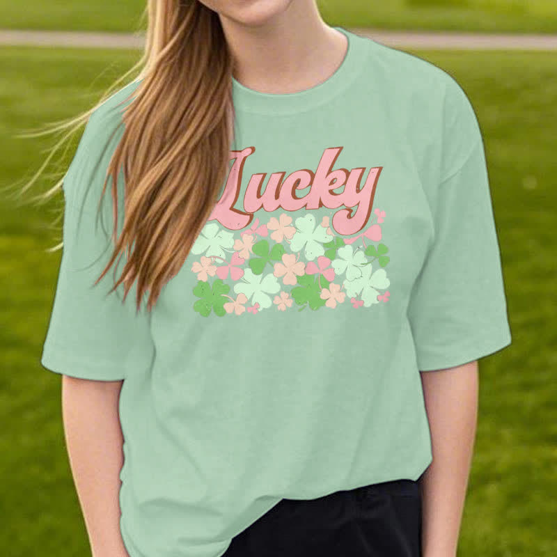 Christianartworkshop Maglietta ispirata alla fede irlandese "Abbraccia la fortuna" - image 15