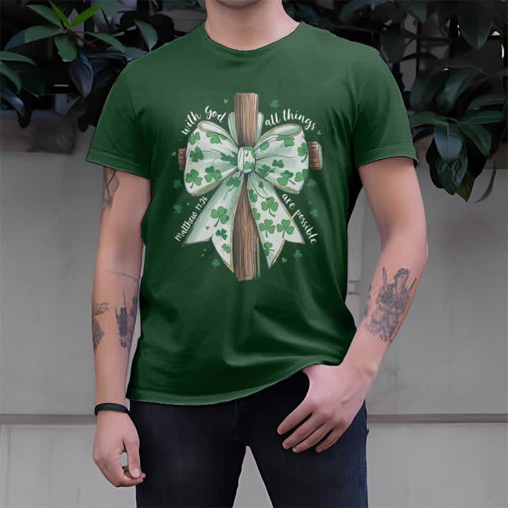 Christianartworkshop Fede e fortuna in armonia T-shirt ispirata alla fede - image 16