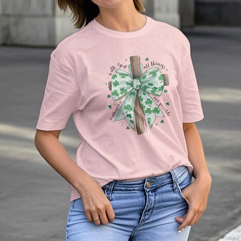 Christianartworkshop Fede e fortuna in armonia T-shirt ispirata alla fede - image 27