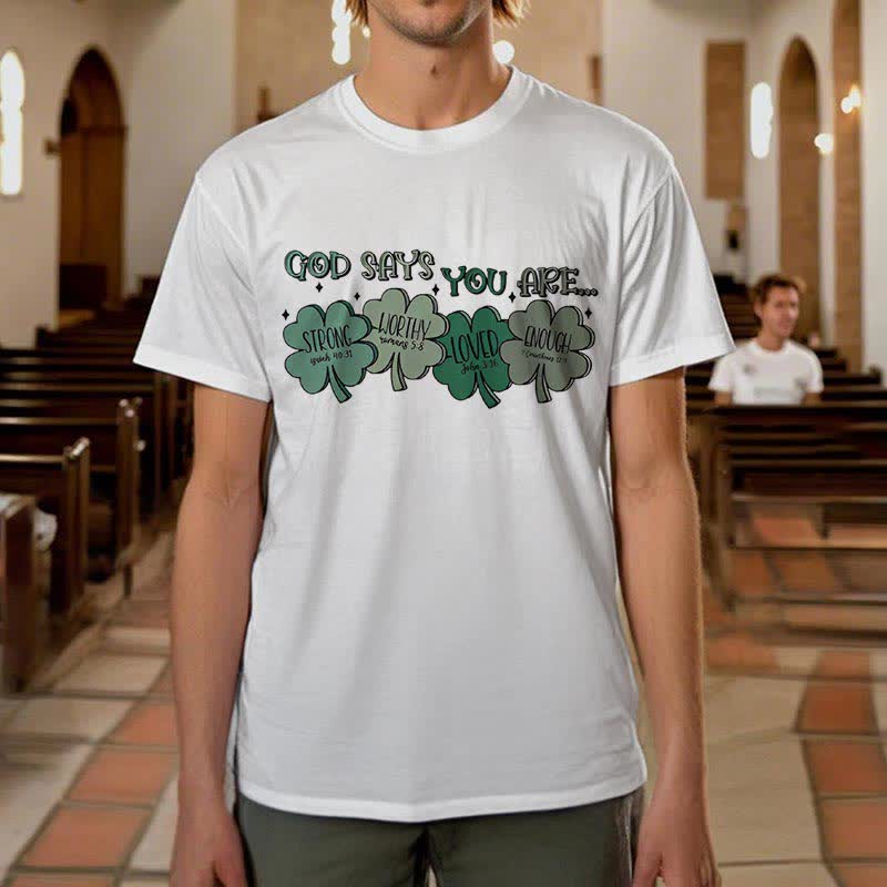 Christianartworkshop Divine Shamrock: maglietta ispirata alla fede delle promesse di Dio - image 10