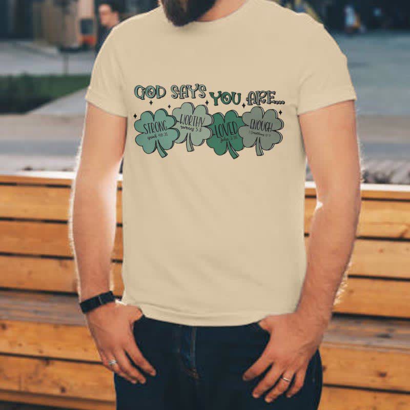 Christianartworkshop Divine Shamrock: maglietta ispirata alla fede delle promesse di Dio - image 22