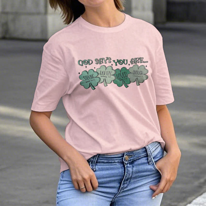 Christianartworkshop Divine Shamrock: maglietta ispirata alla fede delle promesse di Dio - image 24