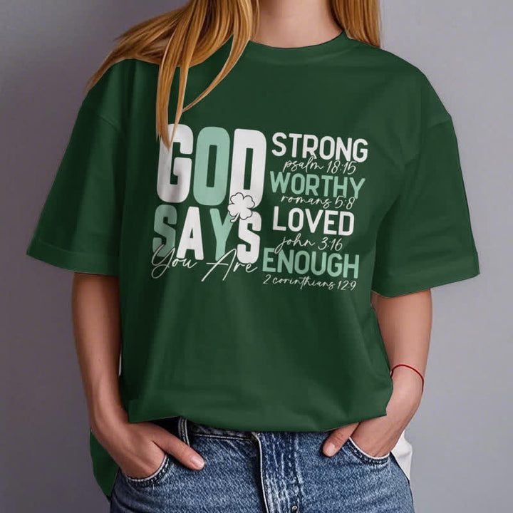 Christianartworkshop Maglietta ispirata alla fede Empowerment Clover Tee - image 2