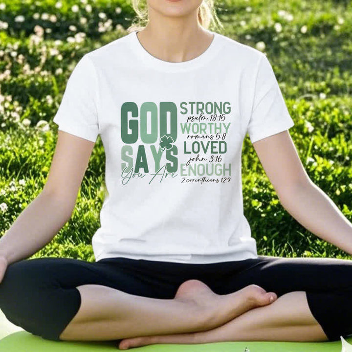 Christianartworkshop Maglietta ispirata alla fede Empowerment Clover Tee - image 7