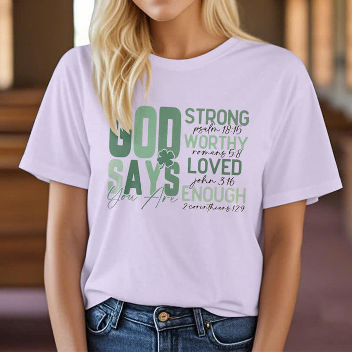 Christianartworkshop Maglietta ispirata alla fede Empowerment Clover Tee - image 20
