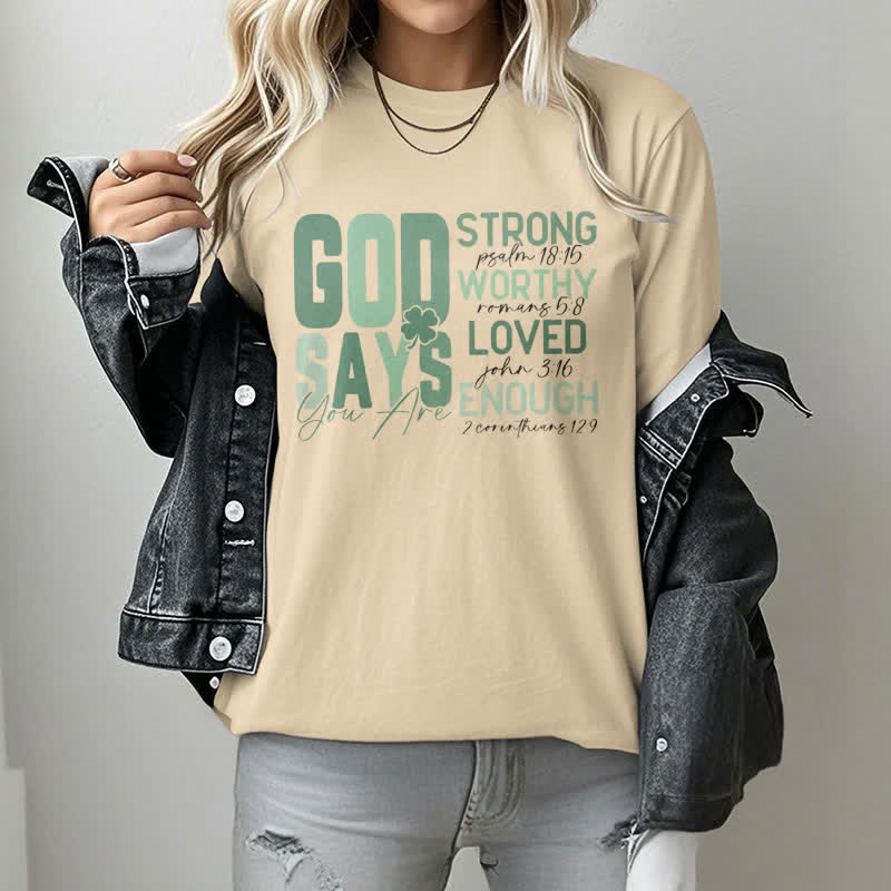 Christianartworkshop Maglietta ispirata alla fede Empowerment Clover Tee - image 27