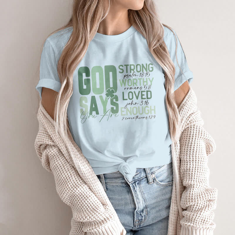 Christianartworkshop Maglietta ispirata alla fede Empowerment Clover Tee - image 5