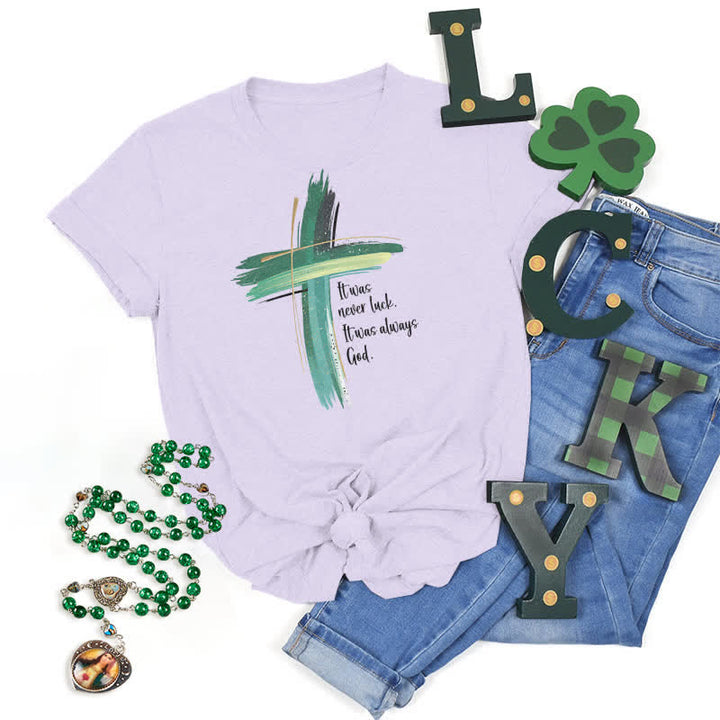 Maglietta ispirata alla fede Empowerment Clover Christianartworkshop - Viola - 2XL - image 0