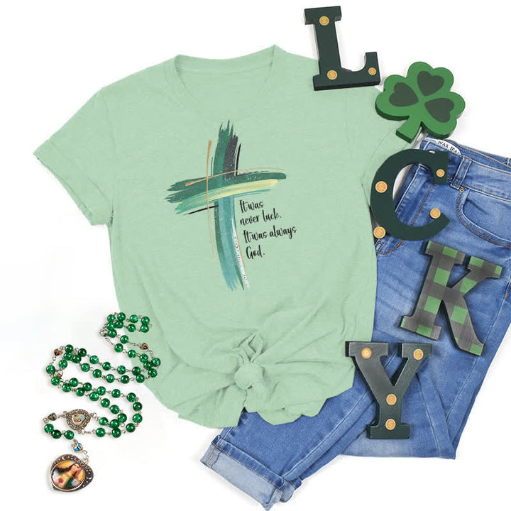 Maglietta ispirata alla fede Empowerment Clover Christianartworkshop - Verde chiaro - 2XL - image 14