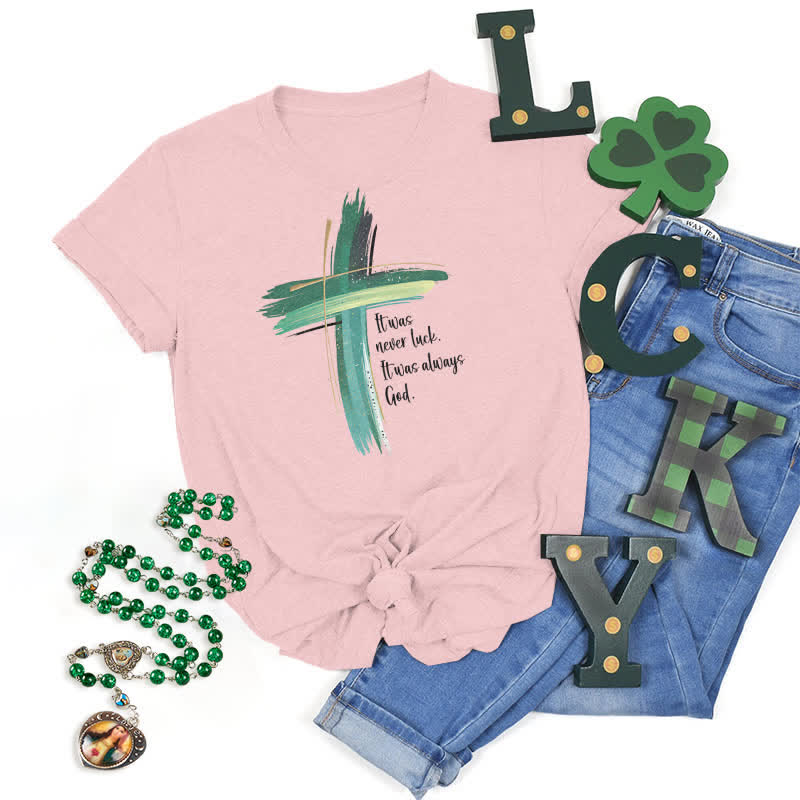 Maglietta ispirata alla fede Empowerment Clover Christianartworkshop - Rosa - 2XL - image 26