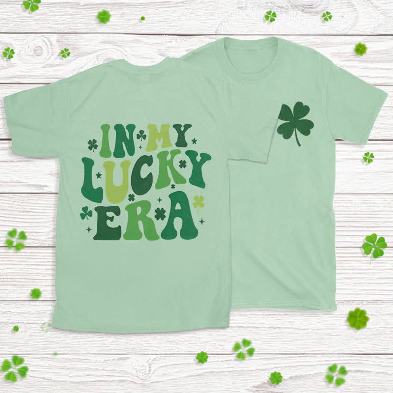 Maglietta ispirata alla fede dell'era Lucky Charm Christianartworkshop - Verde chiaro - 2XL - image 5