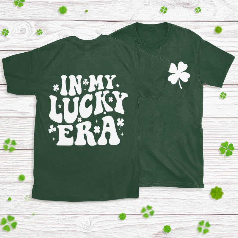 Maglietta ispirata alla fede dell'era Lucky Charm Christianartworkshop - Verde scuro - 2XL - image 8