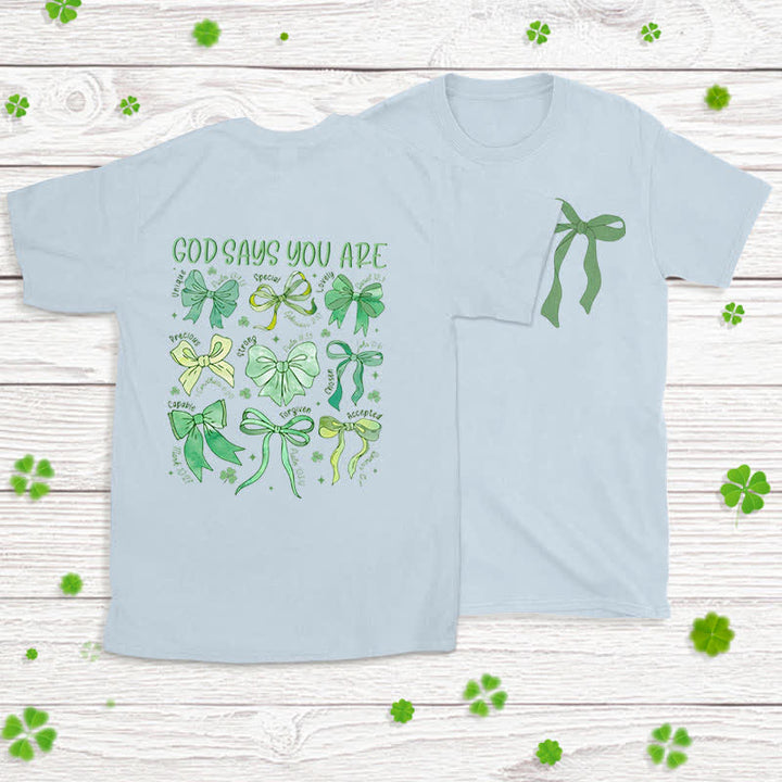 Christianartworkshop Fili di fede Simboli di benedizione Maglietta ispirata alla fede - Blu - 2XL - image 14