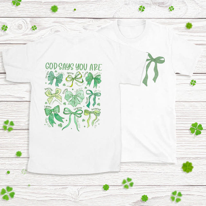 Christianartworkshop Fili di fede Simboli di benedizione Maglietta ispirata alla fede - Bianco - 2XL - image 3