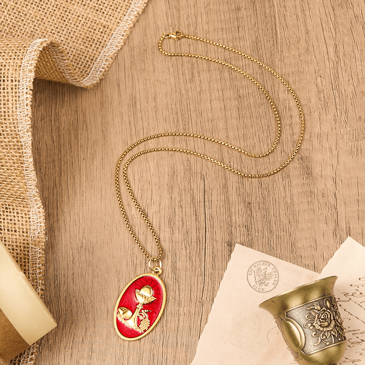 Collana con calice eucaristico rosso e blu Christianartworkshop - Mantieni la tua fede vicina - image 5