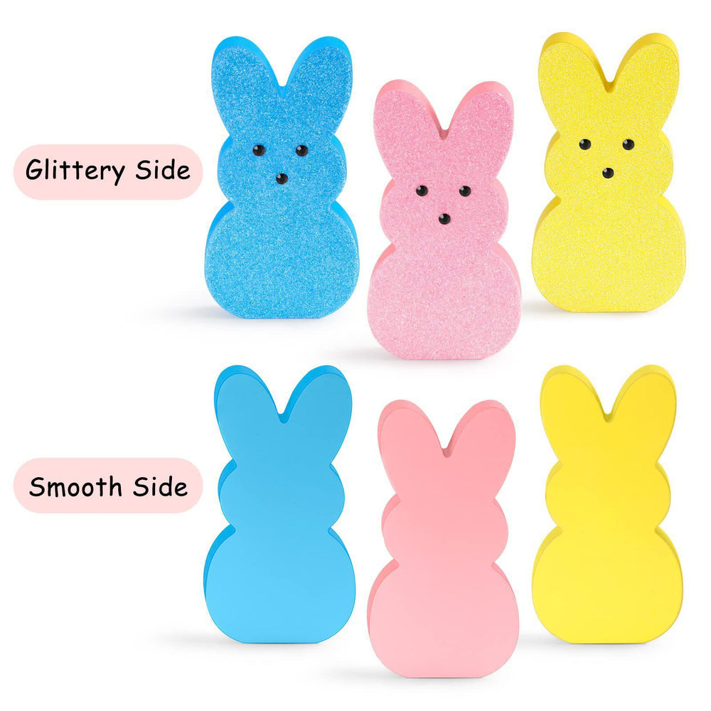 Christianartworkshop Set da 3 decorazioni colorate a forma di pulcino - Design adorabile per Pasqua - Imposta A - image 1