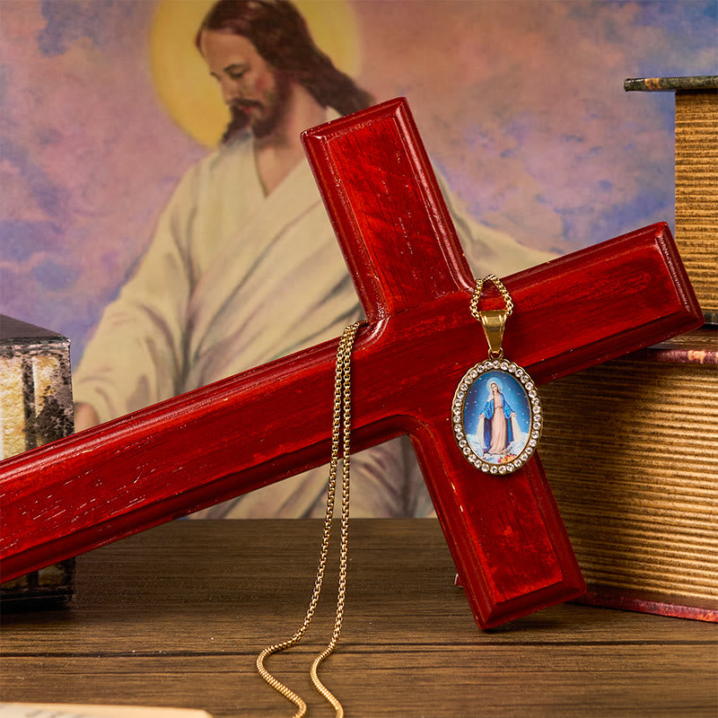 Christianartworkshop La grazia divina con la collana della medaglia miracolosa - Una testimonianza di fede - image 1