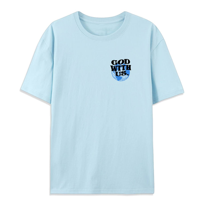 Christianartworkshop Dio con noi T-shirt in cotone - image 17