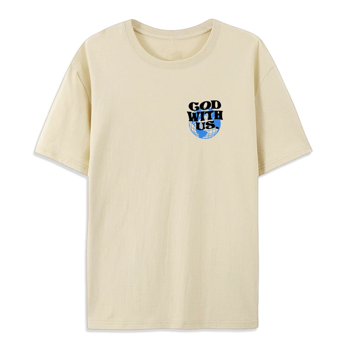 Christianartworkshop Dio con noi T-shirt in cotone - image 8