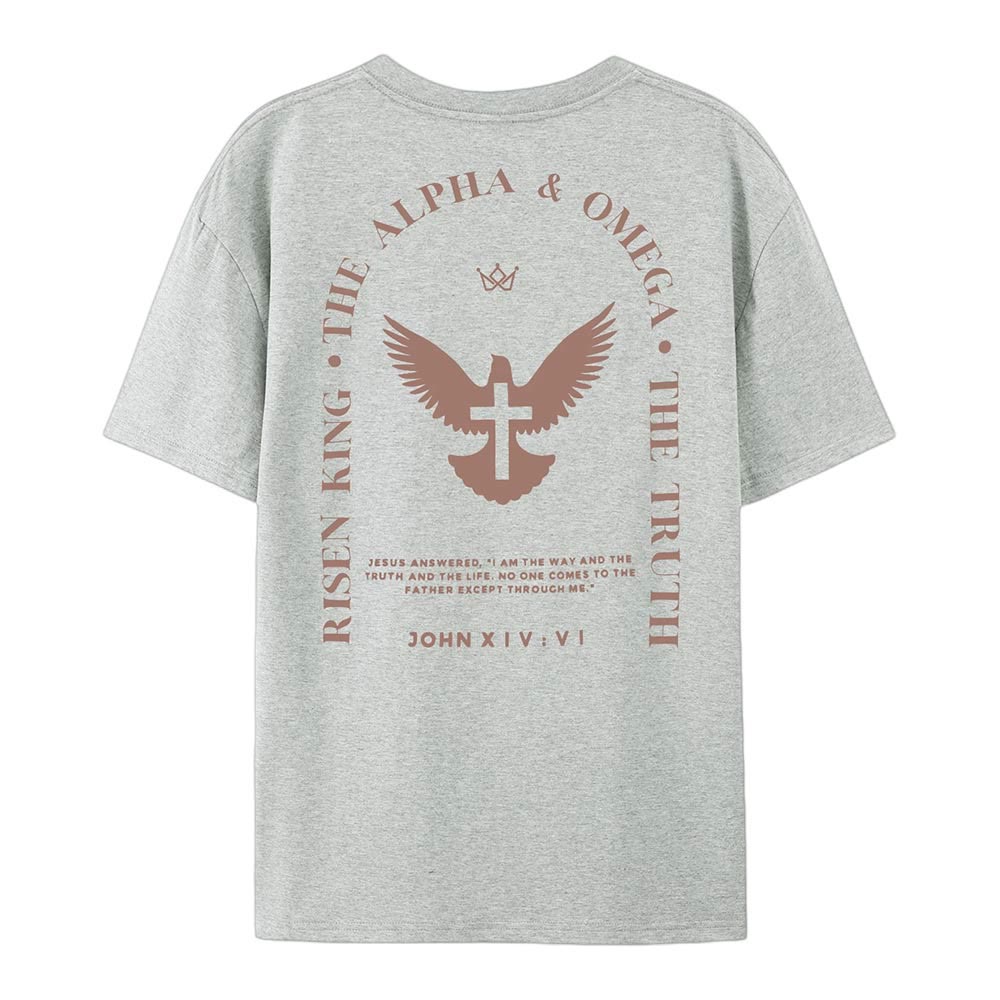 Christianartworkshop Gesù è la via, la verità, la vita, maglietta in cotone - image 19