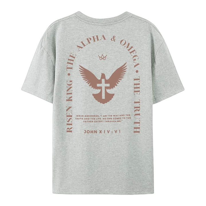 Christianartworkshop Gesù è la via, la verità, la vita, maglietta in cotone - image 19