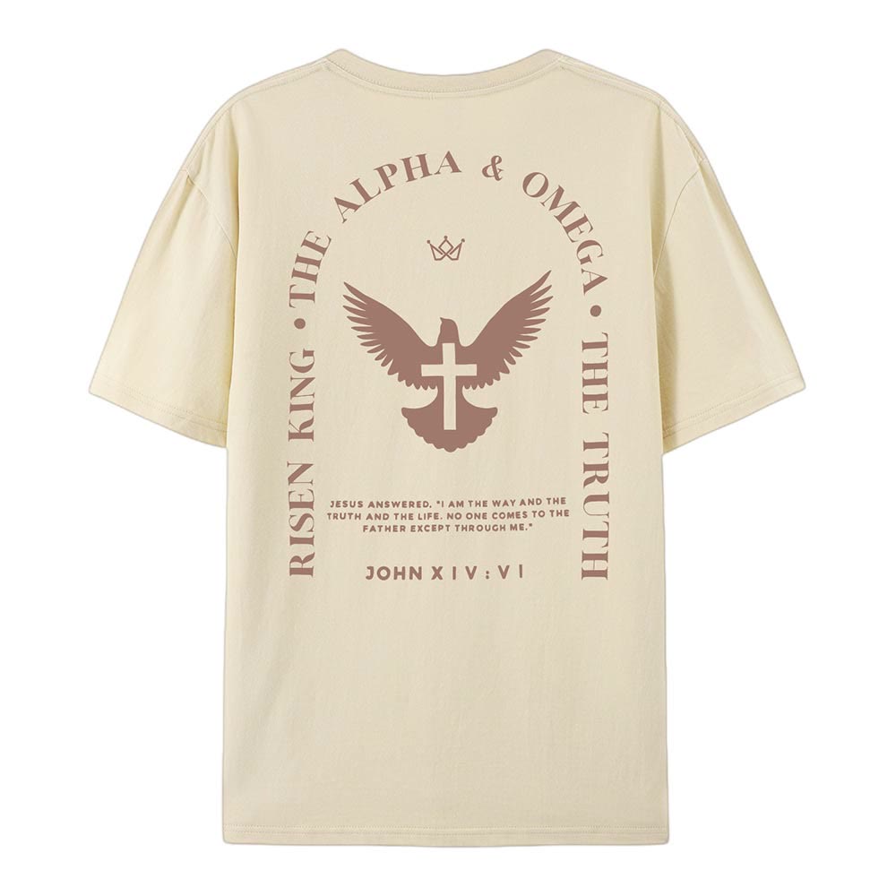 Christianartworkshop Gesù è la via, la verità, la vita, maglietta in cotone - image 10