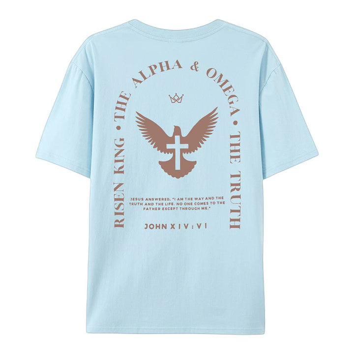 Christianartworkshop Gesù è la via, la verità, la vita, maglietta in cotone - image 16