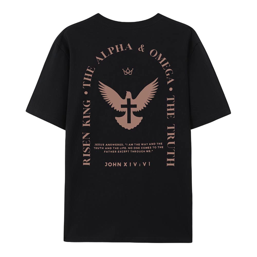 Christianartworkshop Gesù è la via, la verità, la vita, maglietta in cotone - image 5