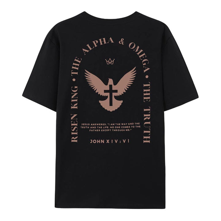 Christianartworkshop Gesù è la via, la verità, la vita, maglietta in cotone - image 5