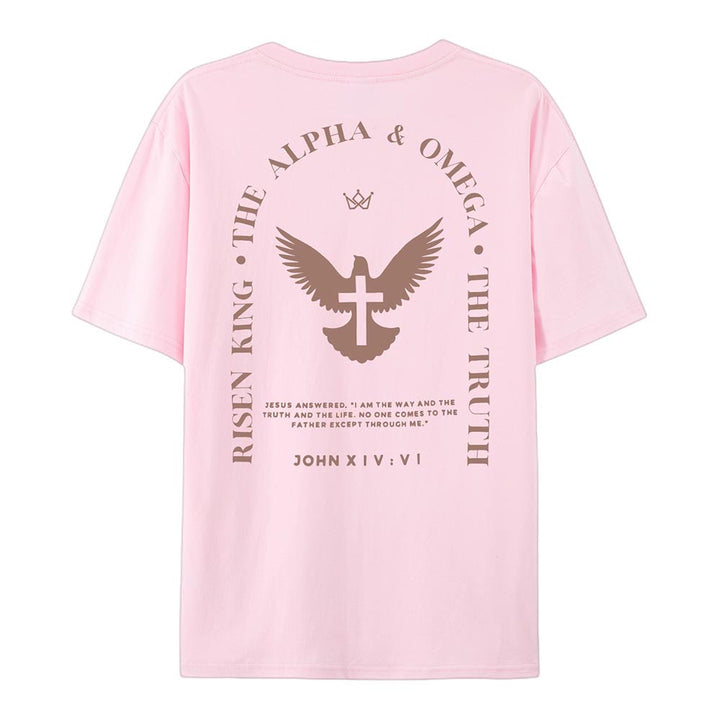 Christianartworkshop Gesù è la via, la verità, la vita, maglietta in cotone - image 13