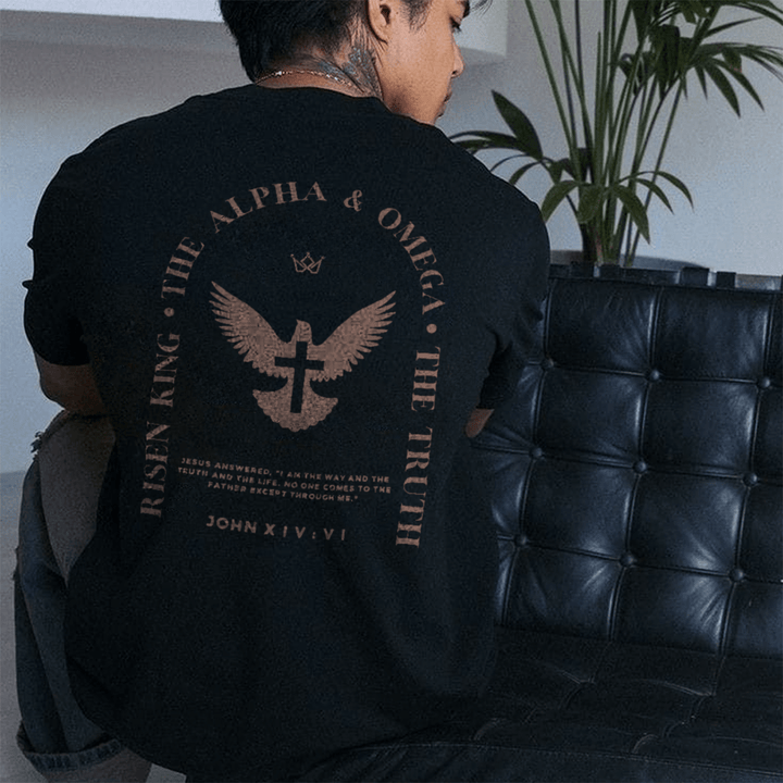 Christianartworkshop Gesù è la via, la verità, la vita, maglietta in cotone - image 6