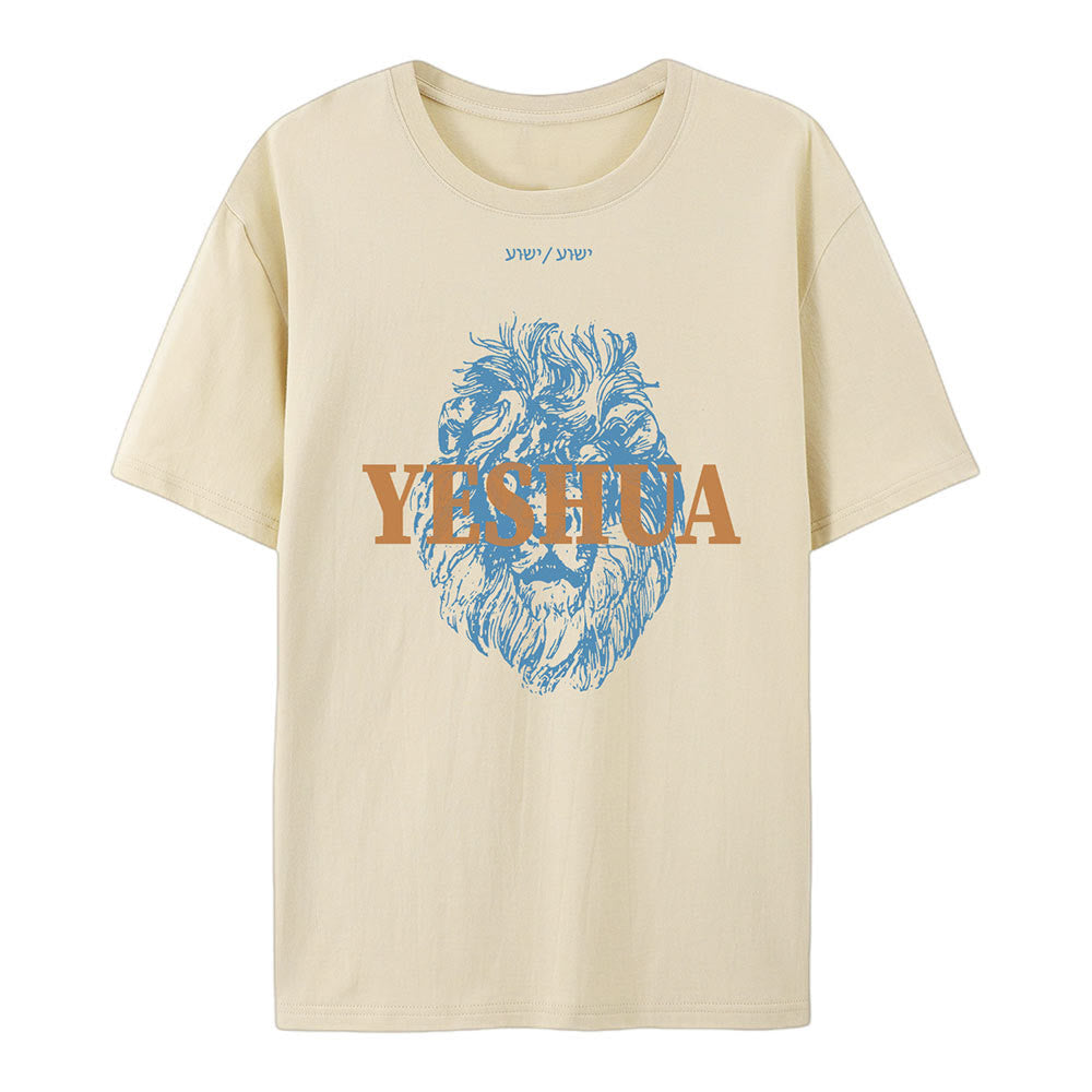 Maglietta in cotone Yeshua Christianartworkshop - Beige - 2XL - image 3