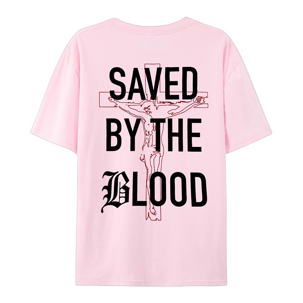 Christianartworkshop Salvato dal Signore T-shirt in cotone - image 16