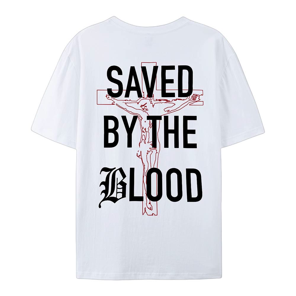 Christianartworkshop Salvato dal Signore T-shirt in cotone - image 1