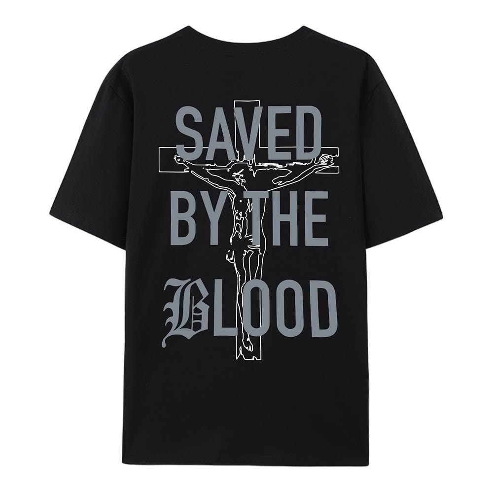 Christianartworkshop Salvato dal Signore T-shirt in cotone - image 9