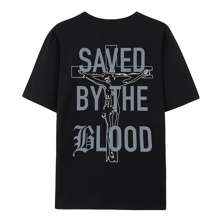 Christianartworkshop Salvato dal Signore T-shirt in cotone - image 9