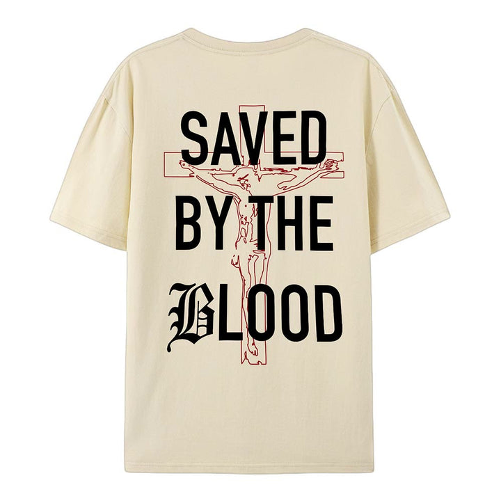 Christianartworkshop Salvato dal Signore T-shirt in cotone - image 13