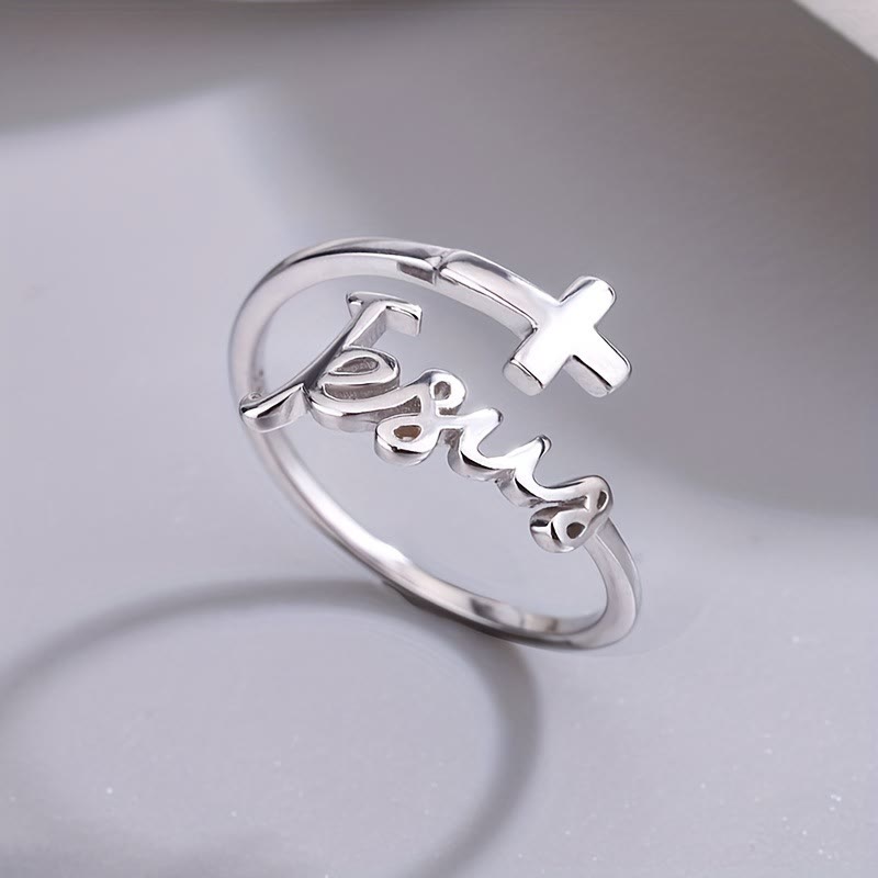 Christianartworkshop Anello Gesù e Croce: una semplice ma profonda testimonianza di fede - image 0