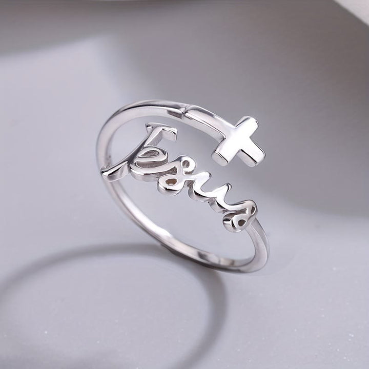 Christianartworkshop Anello Gesù e Croce: una semplice ma profonda testimonianza di fede - image 0